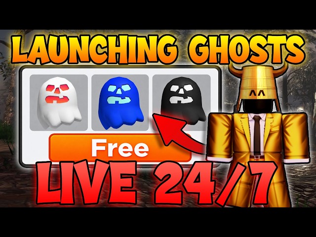 The Hallow Roblox Event - LAUNCHING GHOST ITEMS FREE! (Roblox The Hallow)