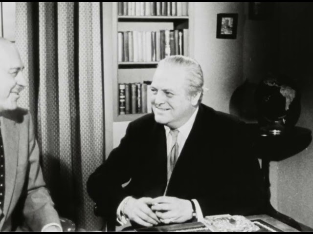 Randolph Churchill Interview, C23, Drew Pearson Films, Washington Merry-Go-Round.