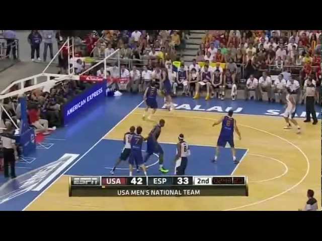 España vs USA - Prep Juegos Olímpicos (24 - 7 - 2012)