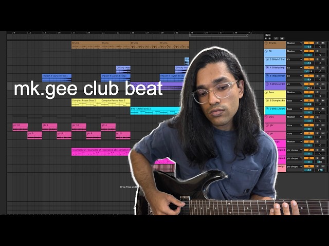making a mk.gee club beat