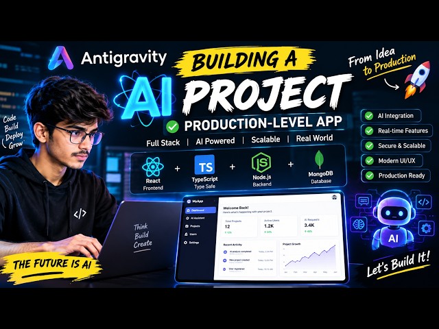 BUILDING A PRODUCTION-LEVEL AI APP 🚀 | React + TypeScript + Node.js + MongoDB | LIVE CODING