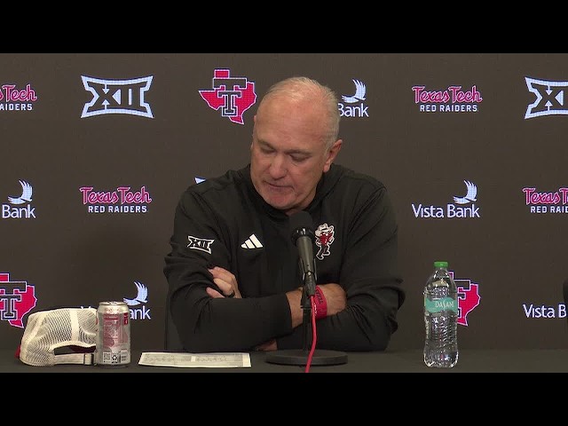 Texas Tech head coach Joey McGuire talks about J'Koby Williams' performance Saturday