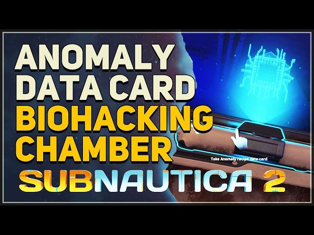 Anomaly Data Card - Biohacking Chamber Scanner Station Filter Location Subnautica 2
