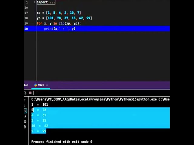 Python enumerate and zip #coding #python #learnpython #programming