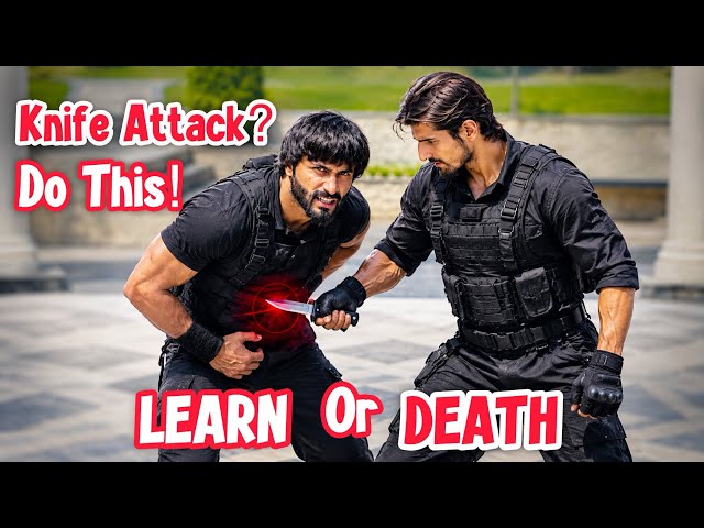 Knife Attack? Learn This Self Defense Before You Die😱|How to React in Dangerous Situation