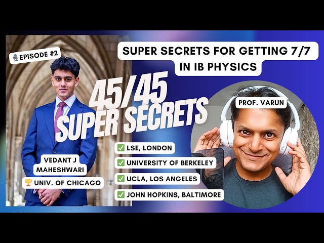 IB Physics Topper 45/45 Reveals Brutal Secrets | How I Scored 7/7