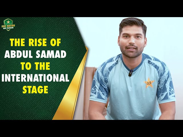 The rise of Abdul Samad to the international stage – hear his cricketing journey | PCB | MA2A