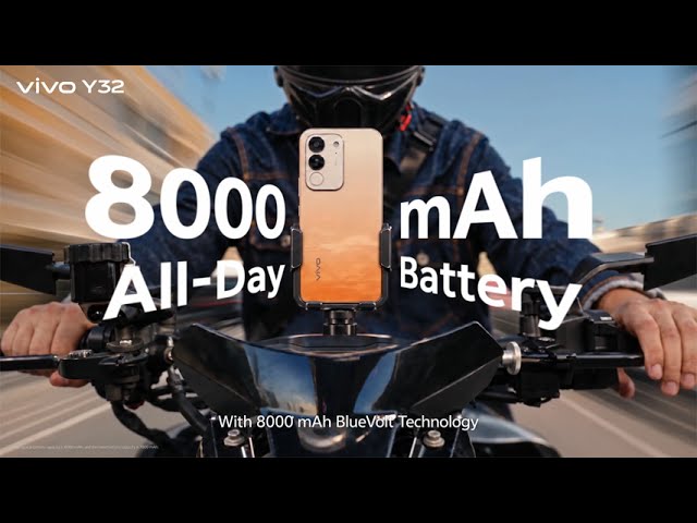 Stay Powered All Day with vivo Y32 | 8000mAh Battery