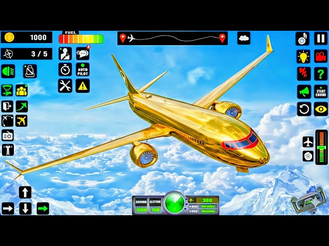 Flight Airplane City Pilot Simulator - Boeing Emergency Landing Goes Wrong 🚨✈️ - Android Gameplay