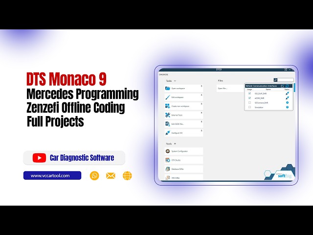 DTS Monaco 9 - Mercedes Programming, Zenzefi Offline Coding + Full Projects