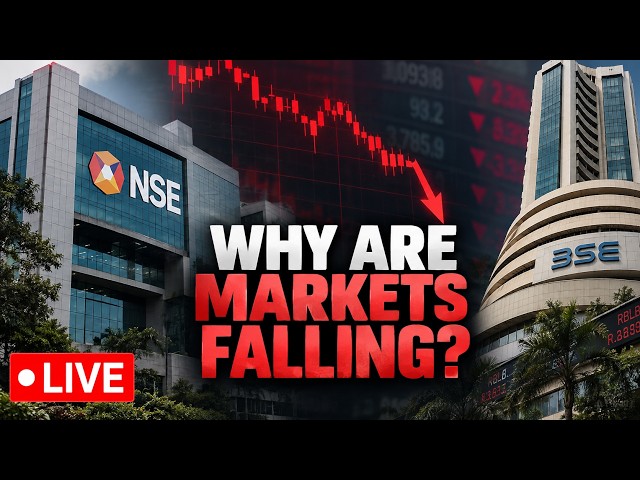 Stock Market Fall LIVE: Nifty Hits Lowest Level In 117 Sessions | Why Markets Are Falling