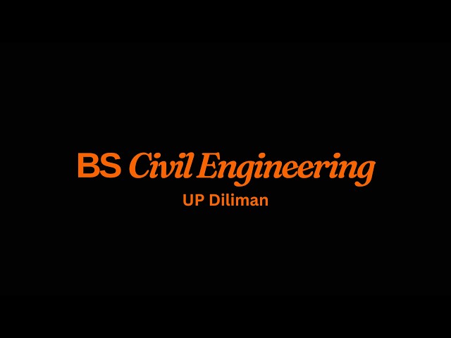 Civil Engineering at UP Diliman: From College to Career ✨