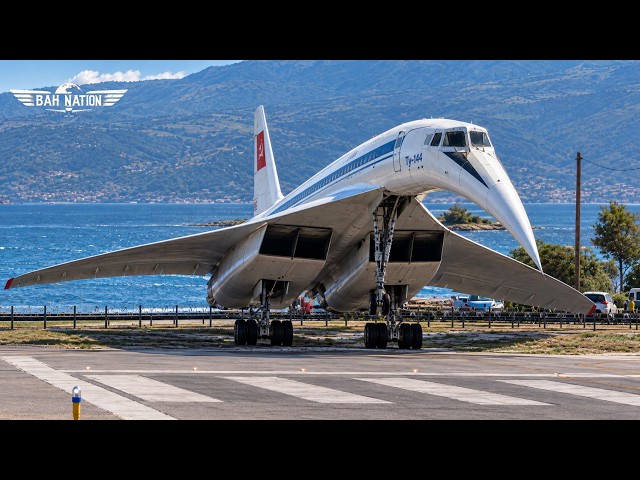 Incredible Tupolev Tu-144 Takeoff at Skiathos International Airport