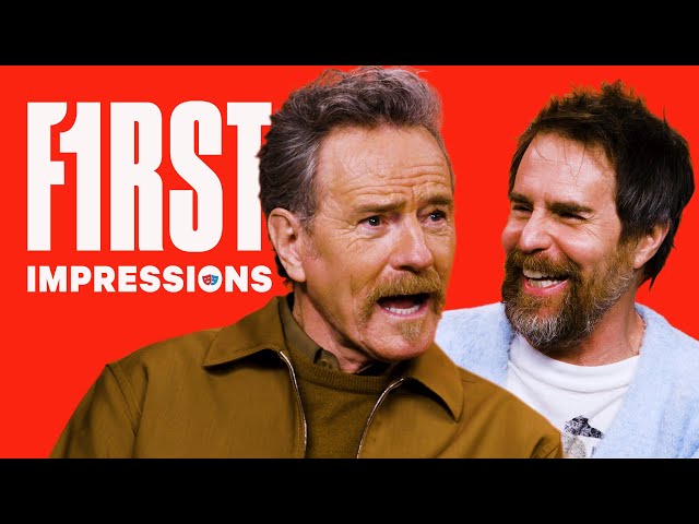 Bryan Cranston's Aaron Paul and Stan Lee Impressions Are Spot-On! | First Impressions