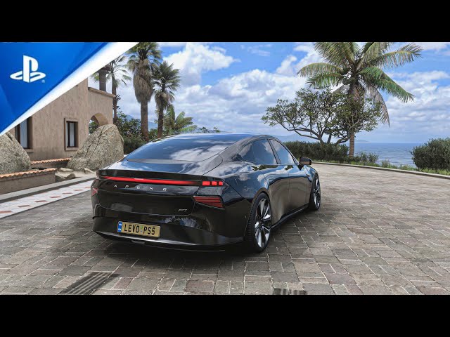 Forza Horizon 5 Ps5 Slim - Chinese Tesla (X-PENG) 4K HDR clear graphics