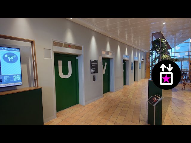 Solna, SWE: Modernised by KONE - 5x Thyssen Traction Elevators at Tomteboda old Post Terminal