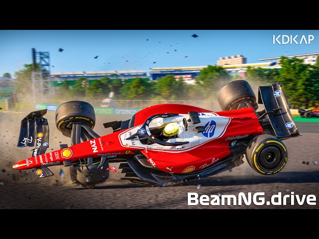Realistic Formula Car Crashes#41 | BeamNG.drive | F1 MOD