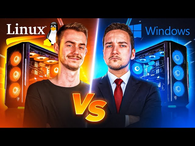 Windows vs Linux : On a testé le MÊME PC sur les 2 OS !