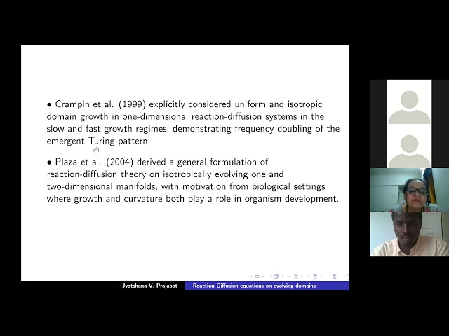 Reaction diffusion equations on evolving domains: regularity and global existence - Math Seminar