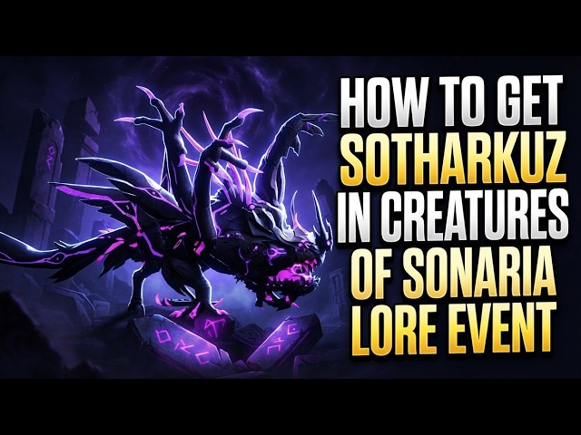 How To Get SOTHARKUZ in Creatures Of Sonaria Lore Event 2026