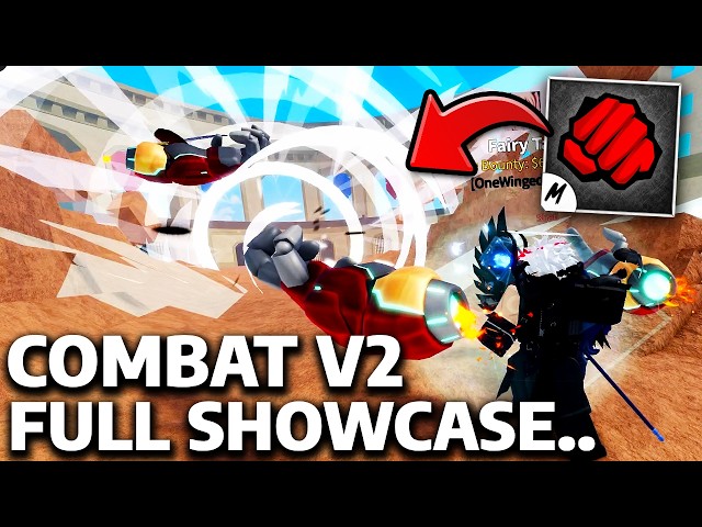 NEW "SECRET" COMBAT V2 FULL SHOWCASE In Blox Fruits