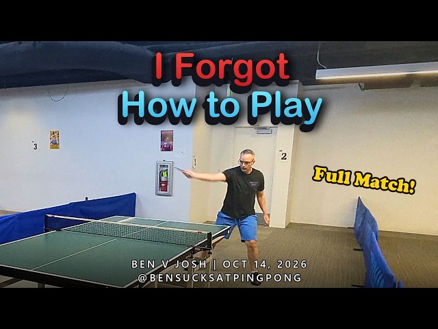 Ben vs Josh | I Forgot How to Play | US Open Prep, Oct 14