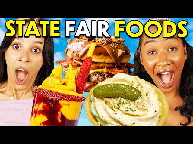 We Try The Weirdest Foods From State Fairs!