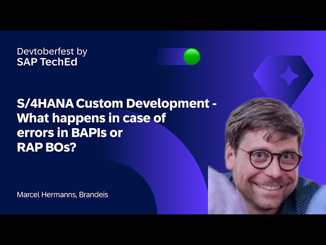 S/4HANA Custom Development - What happens in case of errors in BAPIs or RAP BOs?