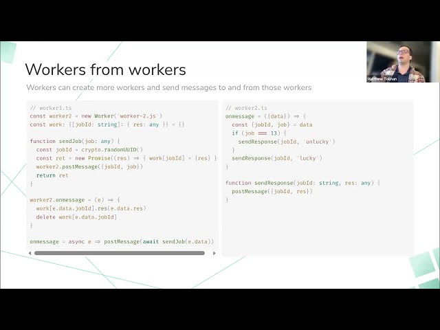 Threading in JavaScript by Matthew Tolman