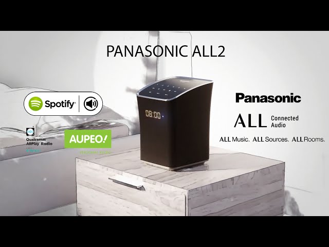 Panasonic SC-ALL2 multi-room connected speaker | Compact audio anywhere in the home