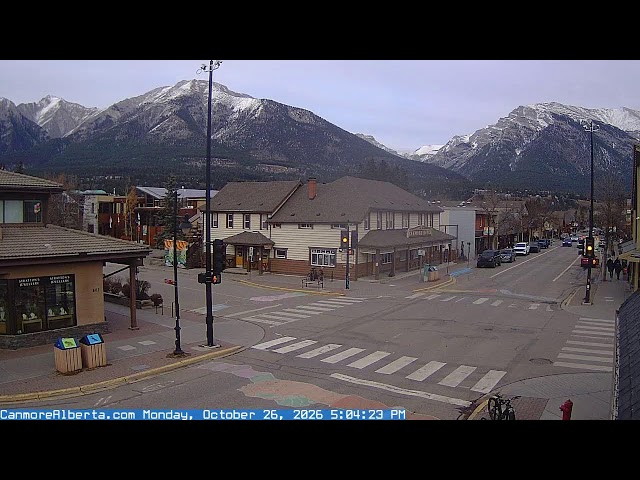 Main Street Livecam, Canmore, Alberta