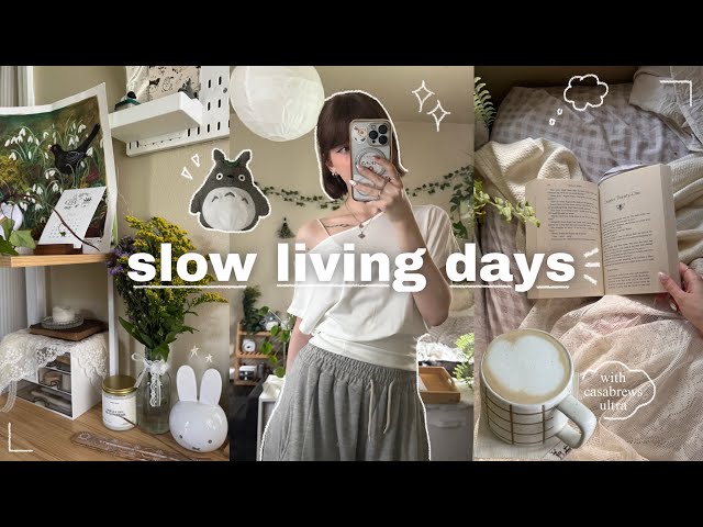slow living days 🌱☕️ long-form content to calm your mind; my daily life, casabrews ultra, no talking