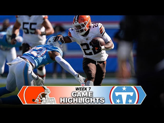 Cleveland Browns vs. Tennessee Titans Game Highlights | NFL 2026 Season Week 7