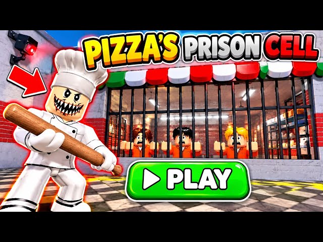 I Got Trapped in PAPA! PIZZA’S SCAPE PRISON 😱🍕 #Roblox #fyp #gameplay