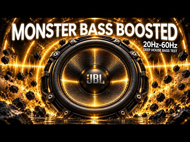 MONSTER BASS BOOSTED: 20-60Hz Extreme Bass & Subwoofer Excursion Speaker Test 🔊 Deep House Bass Test
