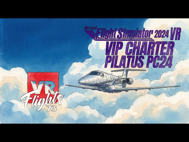 AI clip 3 - VIP on Pilatus PC24 from Cannes to Krakow on Poland