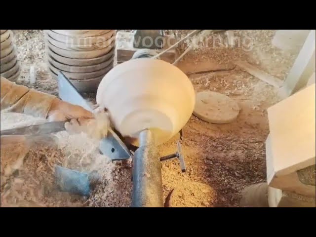 how to make a small wooden bowl_wood turning ✅