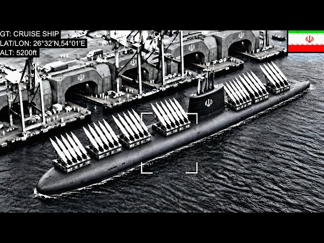 US B-2 Stealth Bomber Destroys Iranian Missile-Armed Submarine Base Tunnel