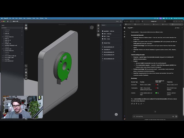 mechanical design - rotary inverted pendulum