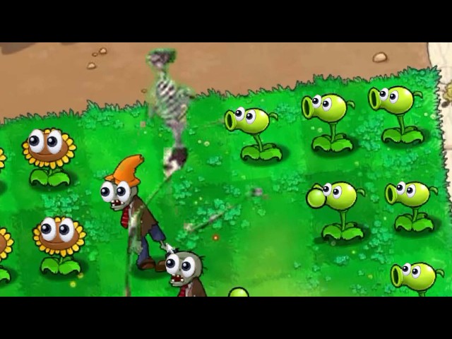 Plants vs Zombies but i thought i saw the Instagram skeleton