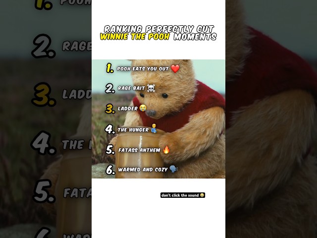 Ranking Winnie The Pooh Moments 😭