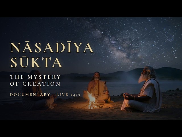 Nāsadīya Sūkta Documentary Live 24/7 🌌 Rig Veda 10.129 | The Mystery of Creation