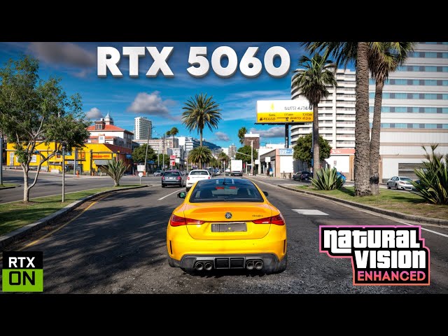 RTX 5060 Realistic GTA V Enhanced Gameplay