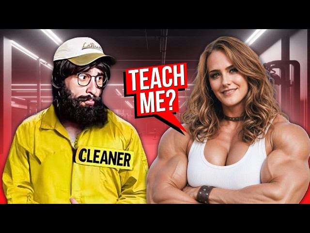Arrogant Bodybuilder HUMILIATED By Cleaner 😂  Anatoly GYM PRANK