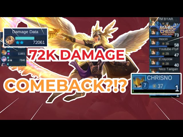 EPIC COMEBACK!!! BEST DAMAGE SYNERGY | MAGIC CHESS BANG BANG - MOBILE LEGENDS BANG BANG