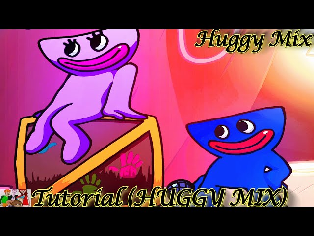 Friday Night Funkin' Huggy Mix (#huggywuggy #fnfmod) Kissy VS Huggy in Tutorial (HUGGY MIX)