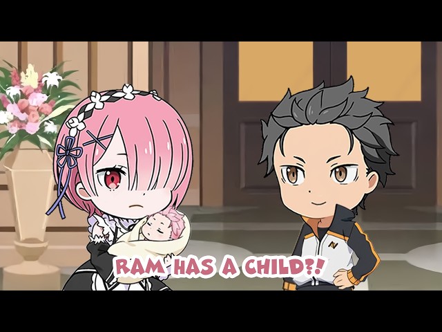 Subaru x Ram - Ram Has a Child?! (Re:Zero) | Anime Characters React to Each Other