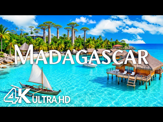 Madagascar 4K – Crystal Clear Waters, Tropical Islands & Africa’s Hidden Paradise | Relaxing Music