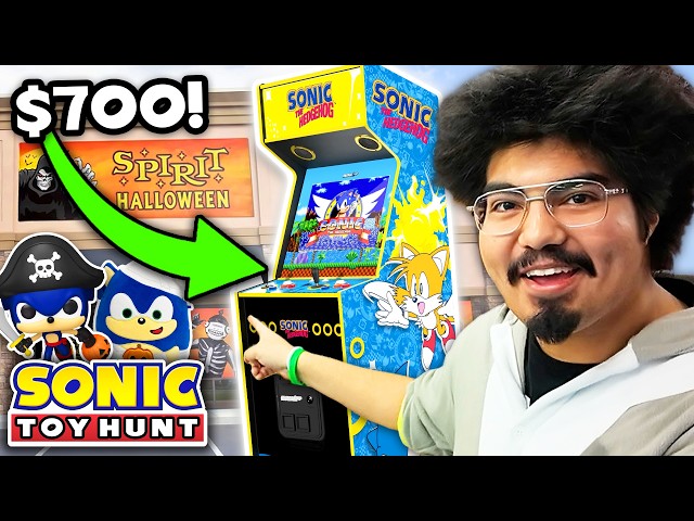 I Spent $700 On Sonic Merch At SPIRIT HALLOWEEN! (Costumes, Figures, & More!) - Sonic Toy Hunt
