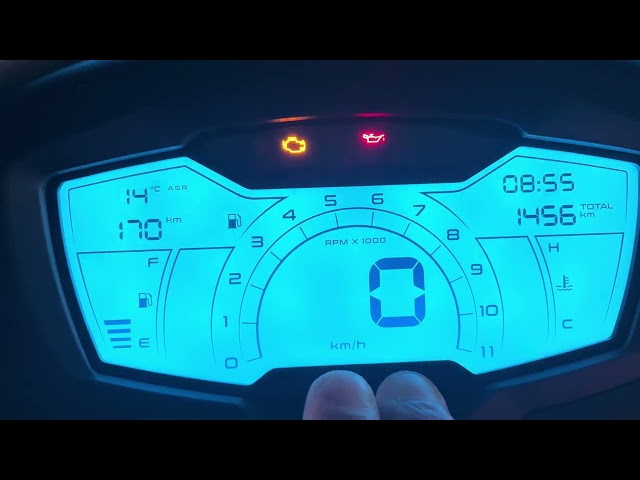Piaggio Beverly 400 display